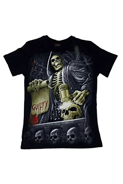 fame-stoned Μπλουζάκι Unisex 100% βαμβάκι με στάμπα κρανίου