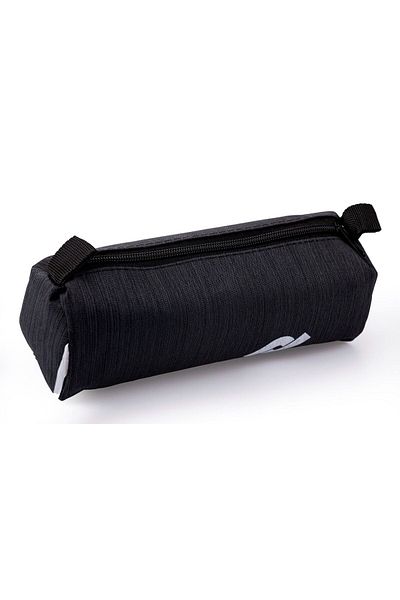 Pippa Dark Gray Single Compartment Pencil Bag
