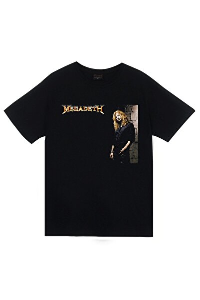fame-stoned Megadeth Štampano Unisex 100% pamuk Crna T-shirt