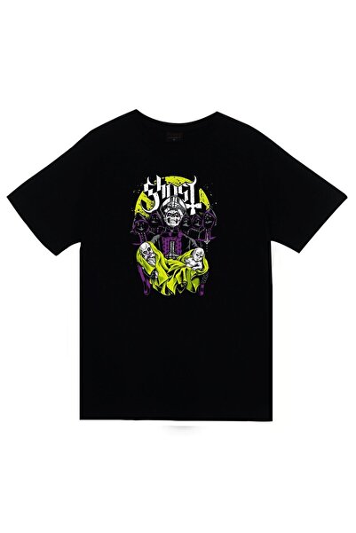 fame-stoned Ghost Štampano Unisex 100% pamuk Crna T-shirt