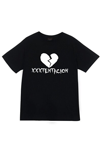 fame-stoned Xxxtentacion Printed Unisex 100% βαμβακερό μαύρο μπλουζάκι