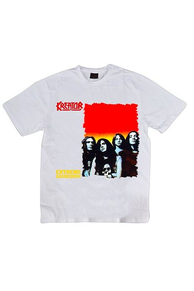 fame-stoned Μπλουζάκι Creator Printed Unisex 100% Cotton Λευκό