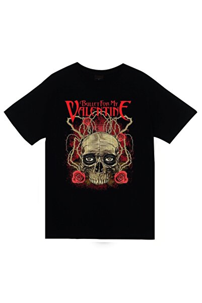 fame-stoned Bullet For My Valentine Štampano Unisex 100% pamuk Crna T-shirt