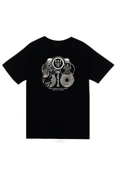 fame-stoned Watain Štampano Unisex 100% pamuk Crna T-shirt