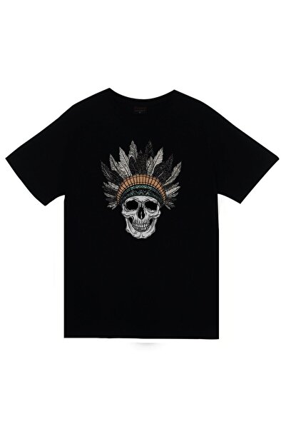 fame-stoned Crveno Koža pakovanja Štampano unisex 100% pamuk crna T-shirt