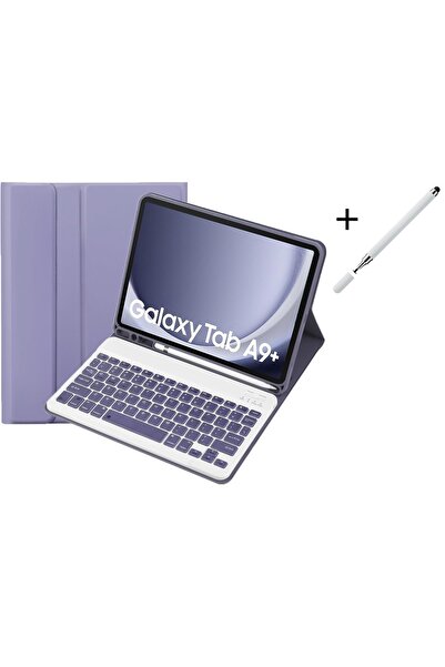 MMPSHOP Samsung Galaxy Tab A9 Plus X210 - لوحة مفاتيح لاسلكية متوافقة مع تقنية Bluetooth
