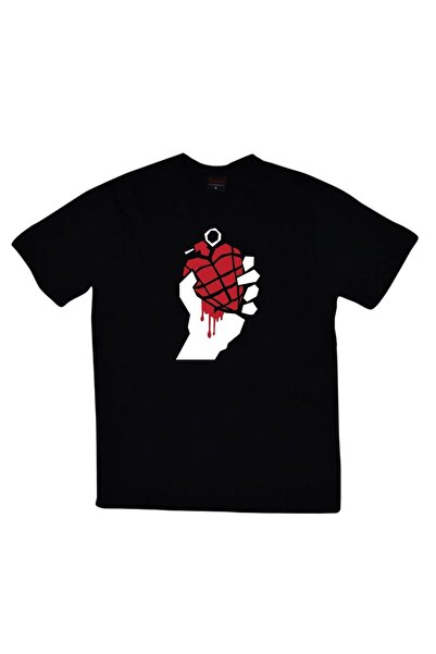 fame-stoned Μπλουζάκι Green Day Printed Unisex 100% Cotton Μαύρο T-shirt