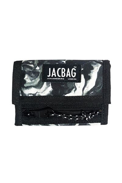 Jacbag Smoky Grey/Μαύρο πορτοφόλι/Θήκη για κάρτες Velcro - Αγόρι και Ενήλικες