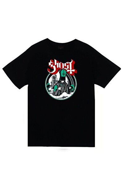 fame-stoned Ghost Štampano Unisex 100% pamuk Crna T-shirt