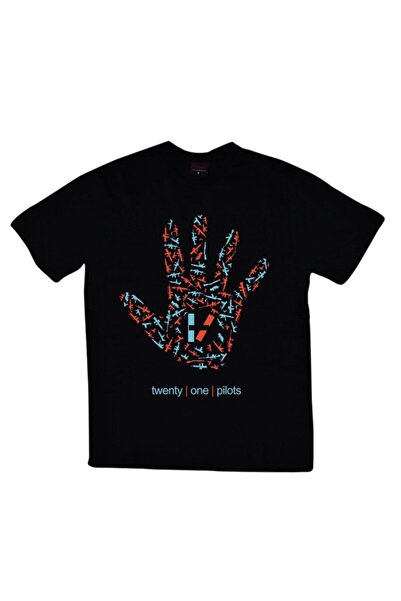 fame-stoned Twenty One Pilots Štampano Unisex 100% pamuk Crna T-shirt
