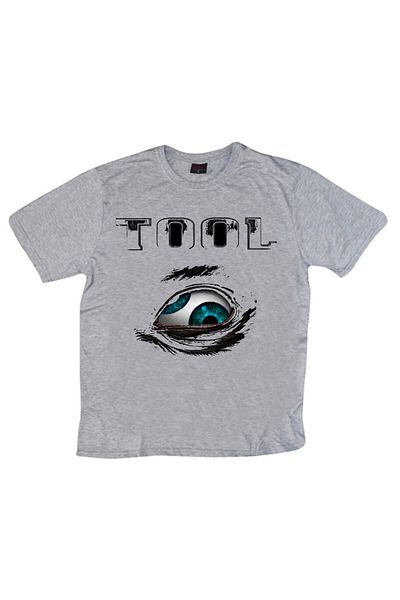 fame-stoned Μπλουζάκι με τυπωμένο εργαλείο Unisex 100% βαμβακερό γκρι