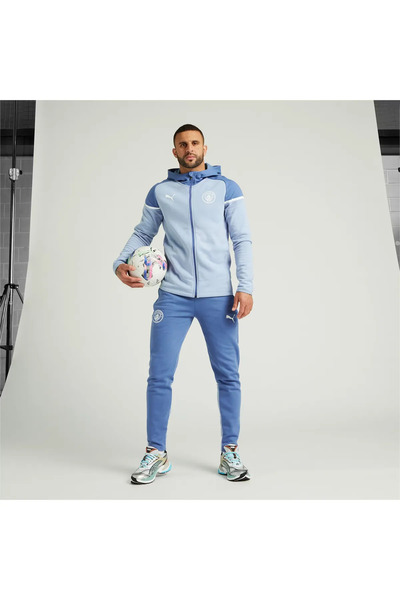 Puma 772906-21 MCFC Casuals Pants Mavi Manchester City Erkek Eşofman Altı