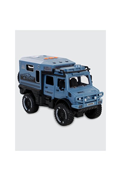 SAZE MG-D700-02 Sürtmeli Işıklı Müzikli Lüks Off-Road Karavan  Araç Boyutu : 18x8x10 cm RENK BELIRINIZ