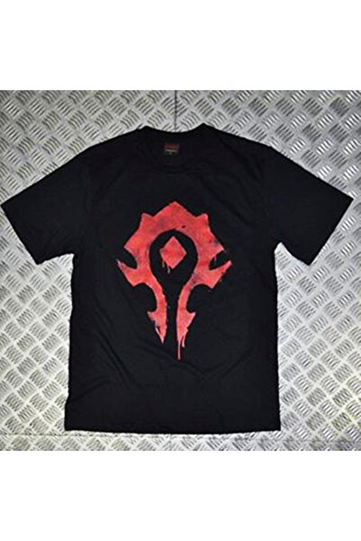 fame-stoned Unisex crni Warcraft Štampano T-shirt
