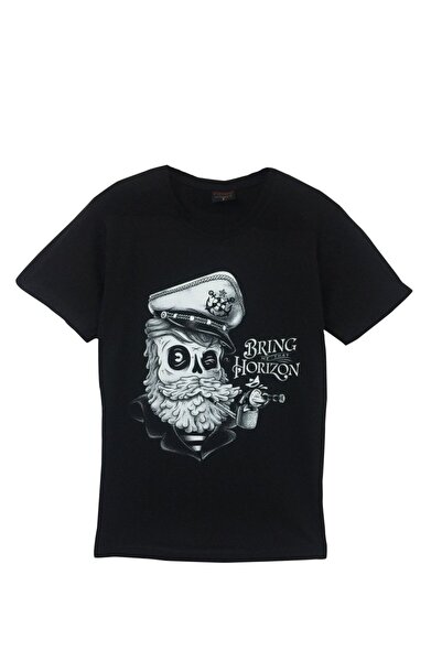 fame-stoned Bring Me The Horizon Štampano Unisex 100% pamuk Crna T-shirt
