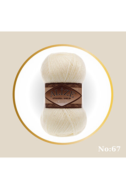Ravepi Collection Angora Gold Simli Pachet de 5 Cod de culoare: 67-Mum-Işığı ...