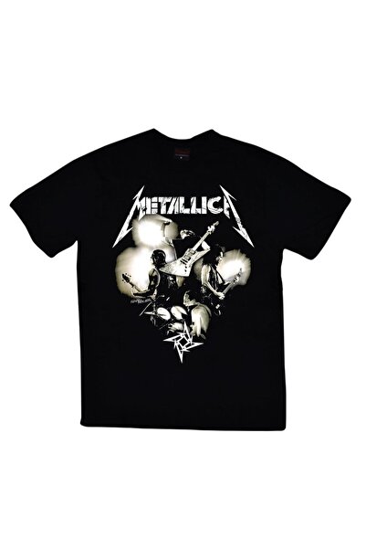 fame-stoned Metallica Štampano Unisex 100% pamuk Crna T-shirt