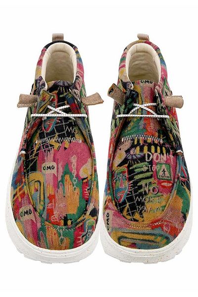 Dogo Women's Vegan Leather Multicolor Boots - No More Drama Design