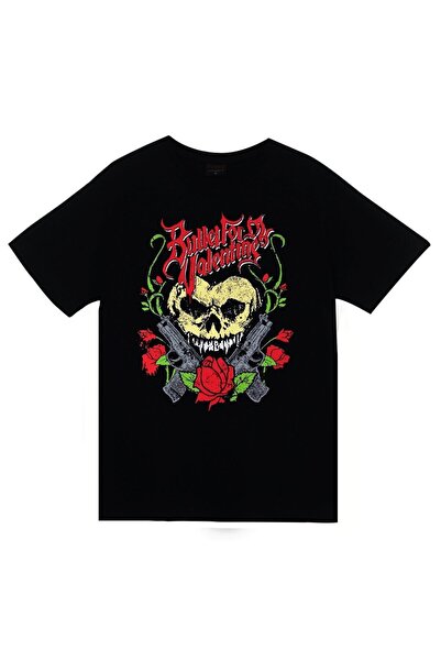 fame-stoned Bullet For My Valentine Štampano Unisex 100% pamuk Crna T-shirt