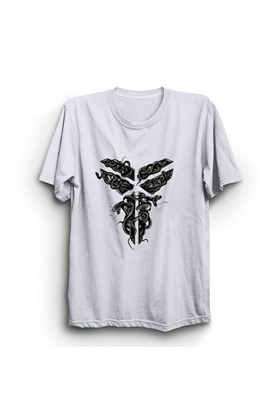fame-stoned Λευκό μπλουζάκι Unisex