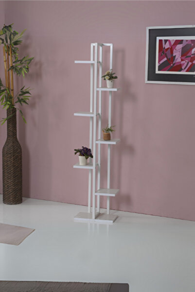WEWOS HOME Begonya 7 Raflı Metal Çiçeklik