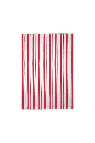 Mukitchen Basket Weave Towel- Crimson