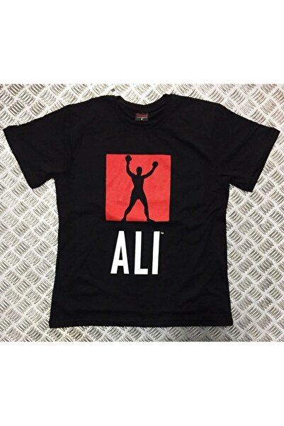 fame-stoned Muhammad Ali Štampano Unisex 100% pamuk Crna T-shirt
