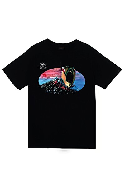 fame-stoned Pink Floyd Štampano Unisex 100% pamuk Crna T-shirt