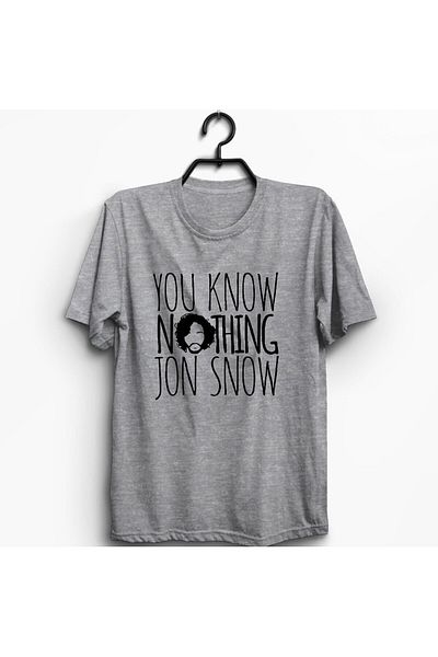 fame-stoned Game Of Thrones - Μπλουζάκι με στάμπα Jon Snow
