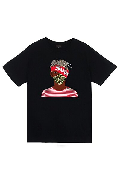 fame-stoned Unisex crni Astraworld Travis Scott Štampano T-shirt