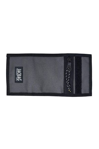 Jacbag Gray Velcro Wallet/Card Holder - Boys and Adult