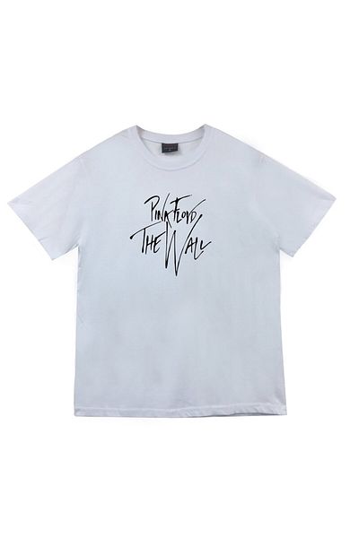 fame-stoned Μπλουζάκι με στάμπα Pink Floyd Unisex 100% βαμβακερό λευκό