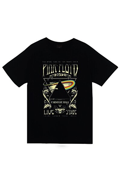 fame-stoned Pink Floyd Štampano Unisex 100% pamuk Crna T-shirt