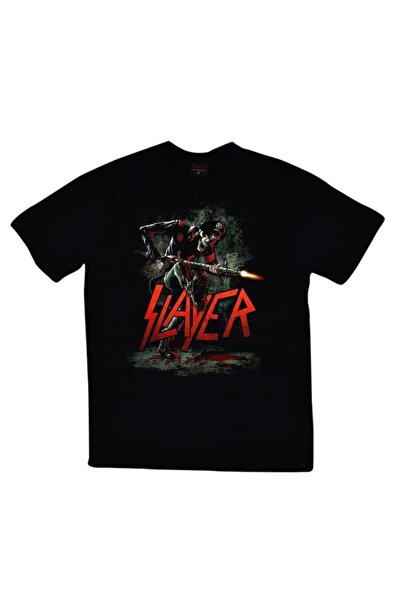 fame-stoned Slayer Štampano Unisex 100% pamuk Crna T-shirt