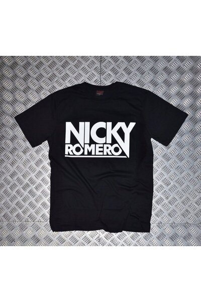 fame-stoned Nicky Romeo Štampano Unisex 100% pamuk Crna T-shirt