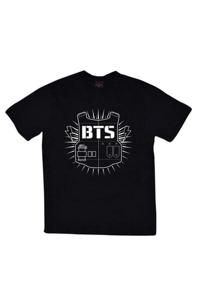 fame-stoned BTS, K-pop muzička grupa Štampano Unisex 100% pamuk Crna T-shirt