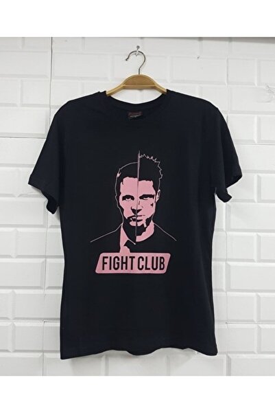 fame-stoned Fight Club Štampano Unisex 100% pamuk Crna T-shirt