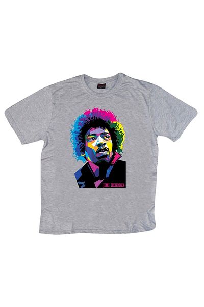 fame-stoned Μπλουζάκι με στάμπα Jimi Hendrix