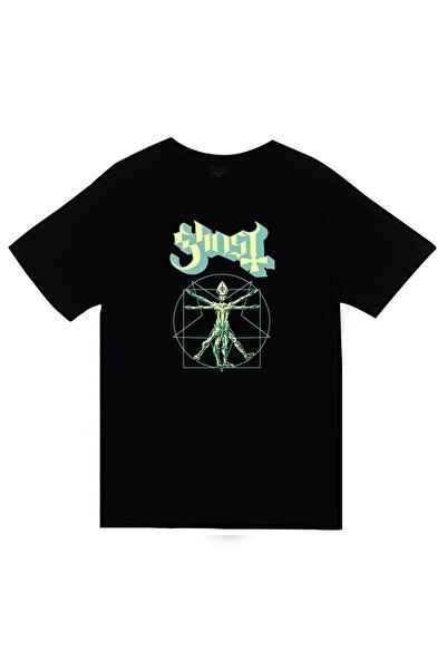 fame-stoned Ghost Štampano Unisex 100% pamuk Crna T-shirt