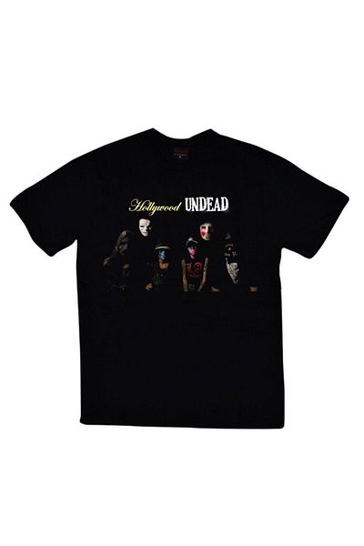 fame-stoned Unisex Μαύρο μπλουζάκι Hollywood Undead Printed