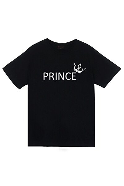 fame-stoned Unisex crni princ Prince Štampano T-shirt