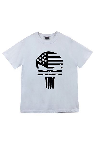 fame-stoned Μπλουζάκι Unisex 100% βαμβάκι με στάμπα κρανίου