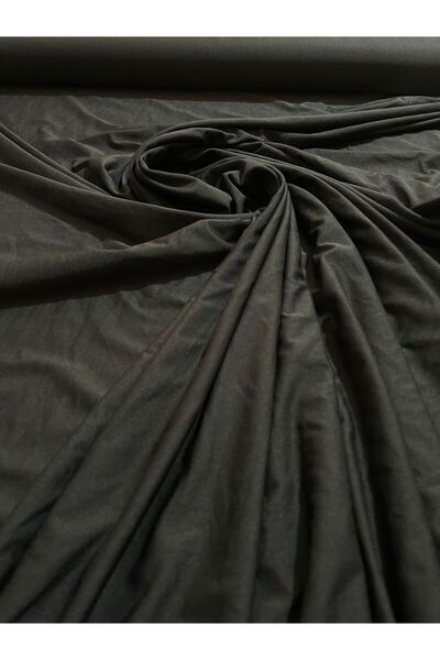 Modelkumas Sandy Kumaş Likralı 1.sınıf Kalite Siyah Renk Arkası Siyah En 160 Cm