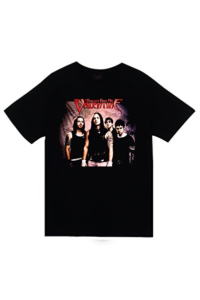 fame-stoned Bullet For My Valentine Štampano Unisex 100% pamuk Crna T-shirt