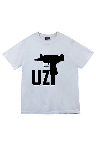fame-stoned Μπλουζάκι Uzi Printed