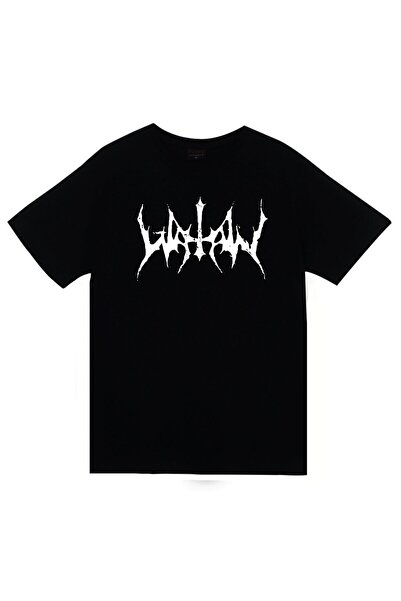 fame-stoned Watain Štampano Unisex 100% pamuk Crna T-shirt