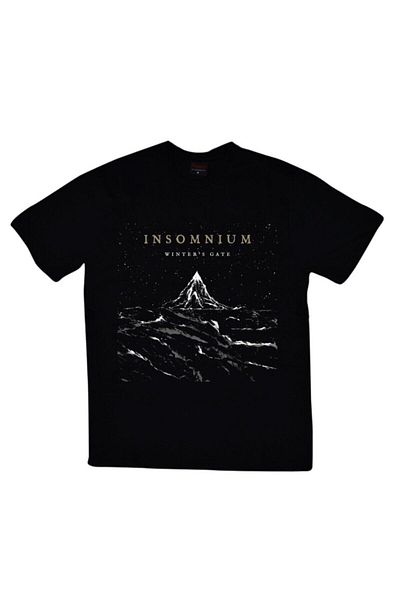 fame-stoned Tricou unisex negru cu imprimeu Insomnium Plus Size