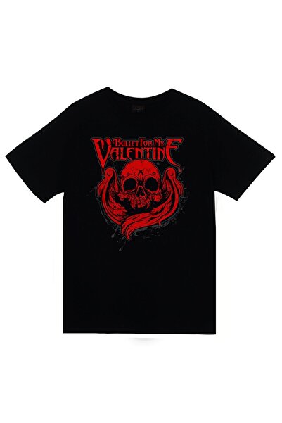 fame-stoned Bullet For My Valentine Štampano Unisex 100% pamuk Crna T-shirt