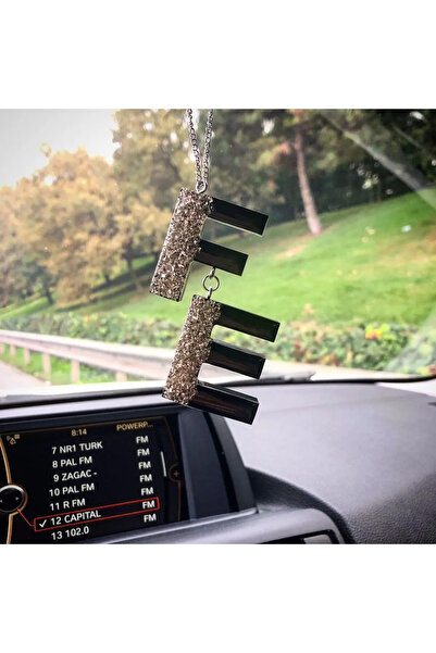 FN Epoxy Rearview Mirror Ornament Gift Car Modified Lover Decor KeyGSSE Ask L...