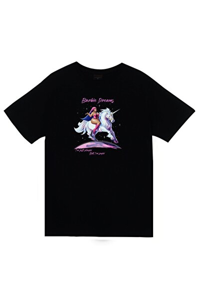 fame-stoned Barbie Štampano Unisex crna 100% pamuk T-shirt
